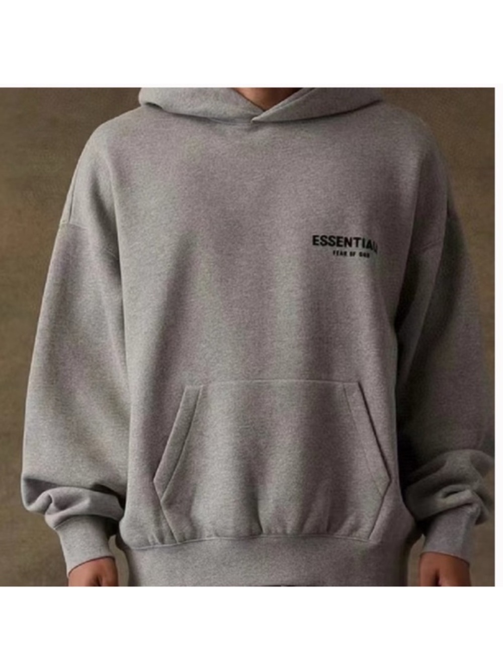 Fear of God Essentials Hoodie | Light Heather Grey | Men’s XL - Picture 7 of 10